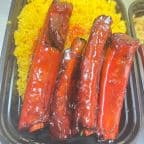 Best C6. 烤排骨 Bar-B-Q Spare Ribs (Combo Plate) in Winterville, NC