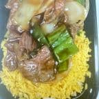 Best C3. 青椒牛 Pepper Steak w. Onion (Combo Plate) in Winterville, NC